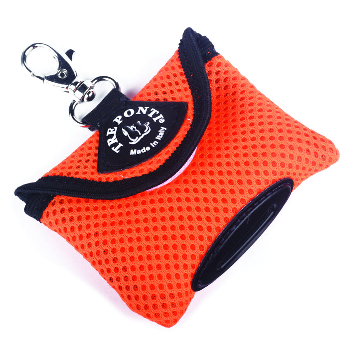 Fluo Orange Mesh  Poo Bag Dispenser